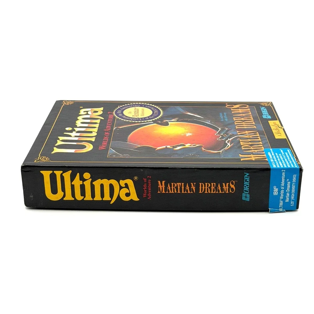Ultima Worlds of Adventure 2 Martian Dreams PC Big Box Complete 1991 5.25 Game